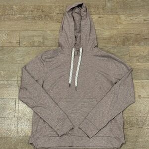 Vuori Women's Halo Essential Hoodie Tan Size Small